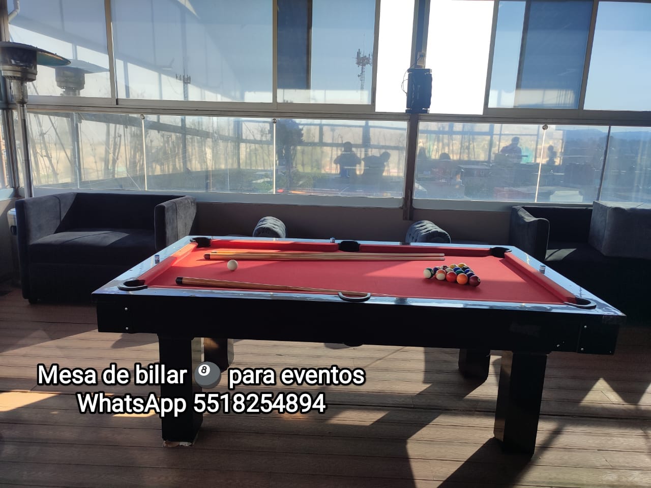 Mesa de billar para eventos — foto 2